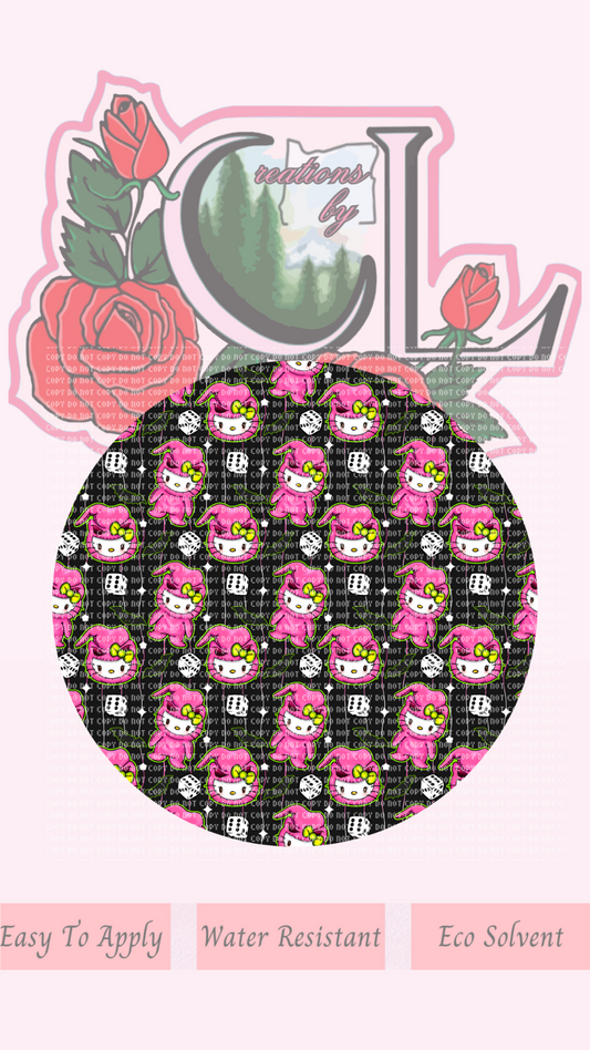 Kitty Oogie Pink Lid Wrap