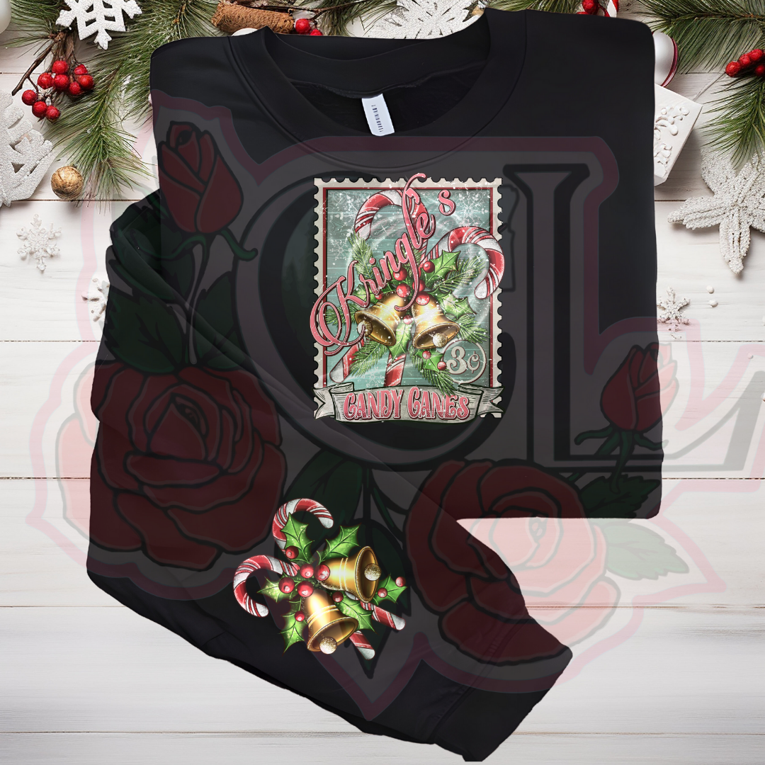 Kringle's Candy Canes Hoodie/Crewneck