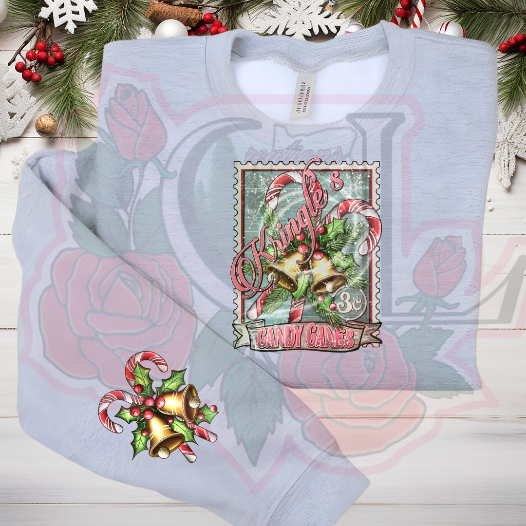 Kringle's Candy Canes Hoodie/Crewneck