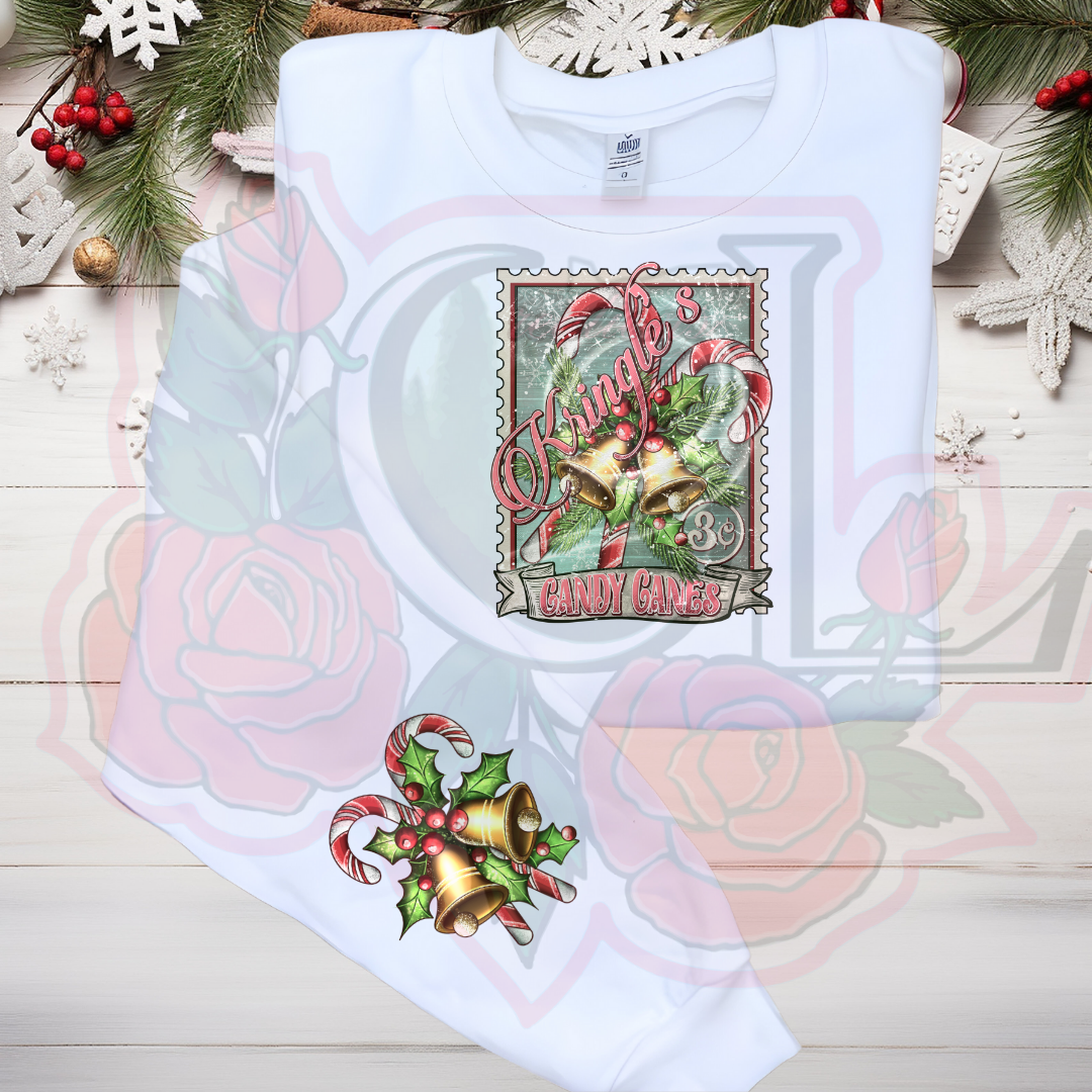 Kringle's Candy Canes Hoodie/Crewneck