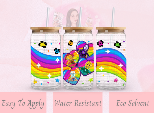 LF Horror Hearts Glass Wrap