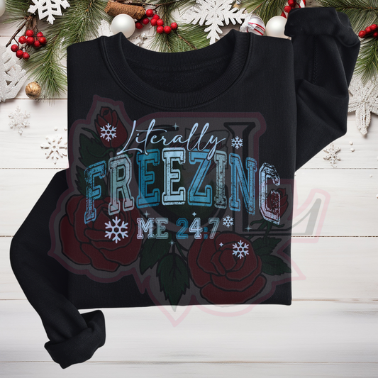 Literally Freezing Hoodie/Crewneck