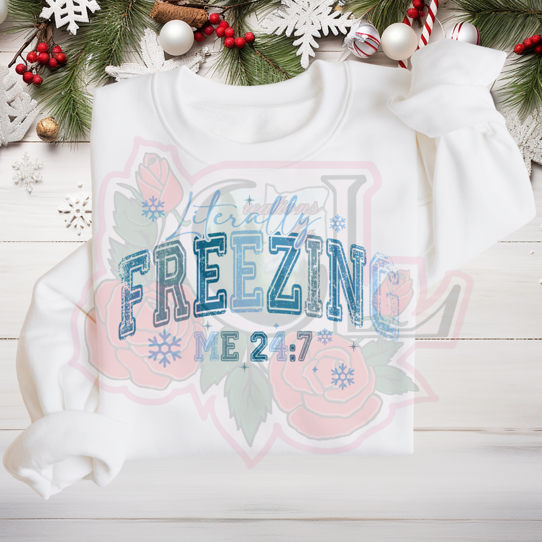 Literally Freezing Hoodie/Crewneck