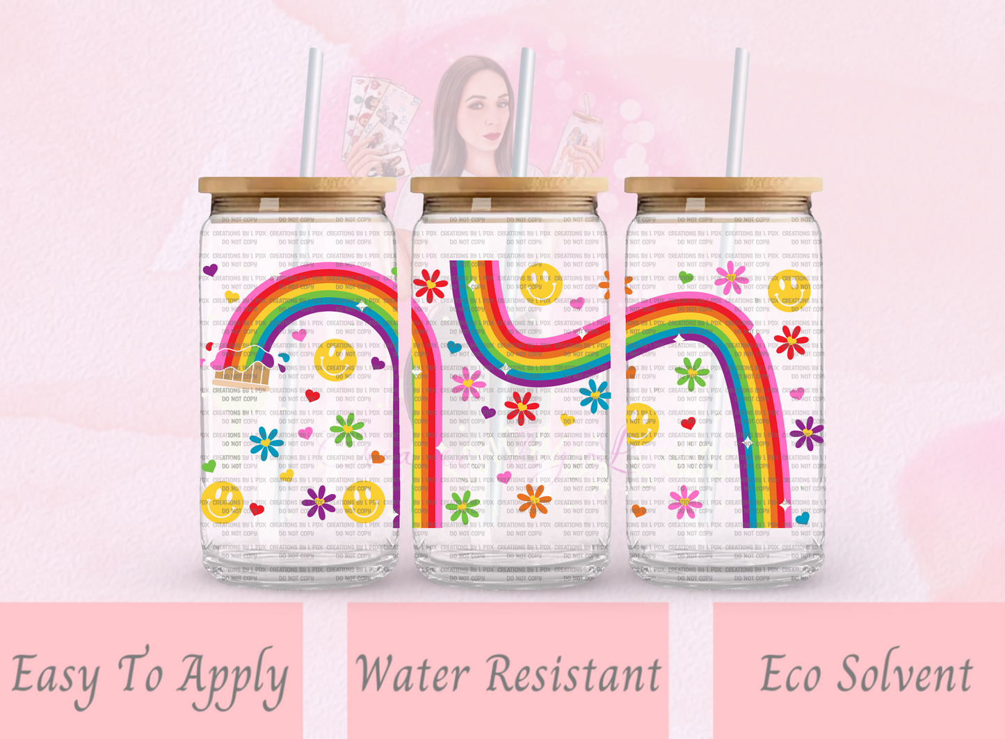 Love Always Wins Glass Wrap