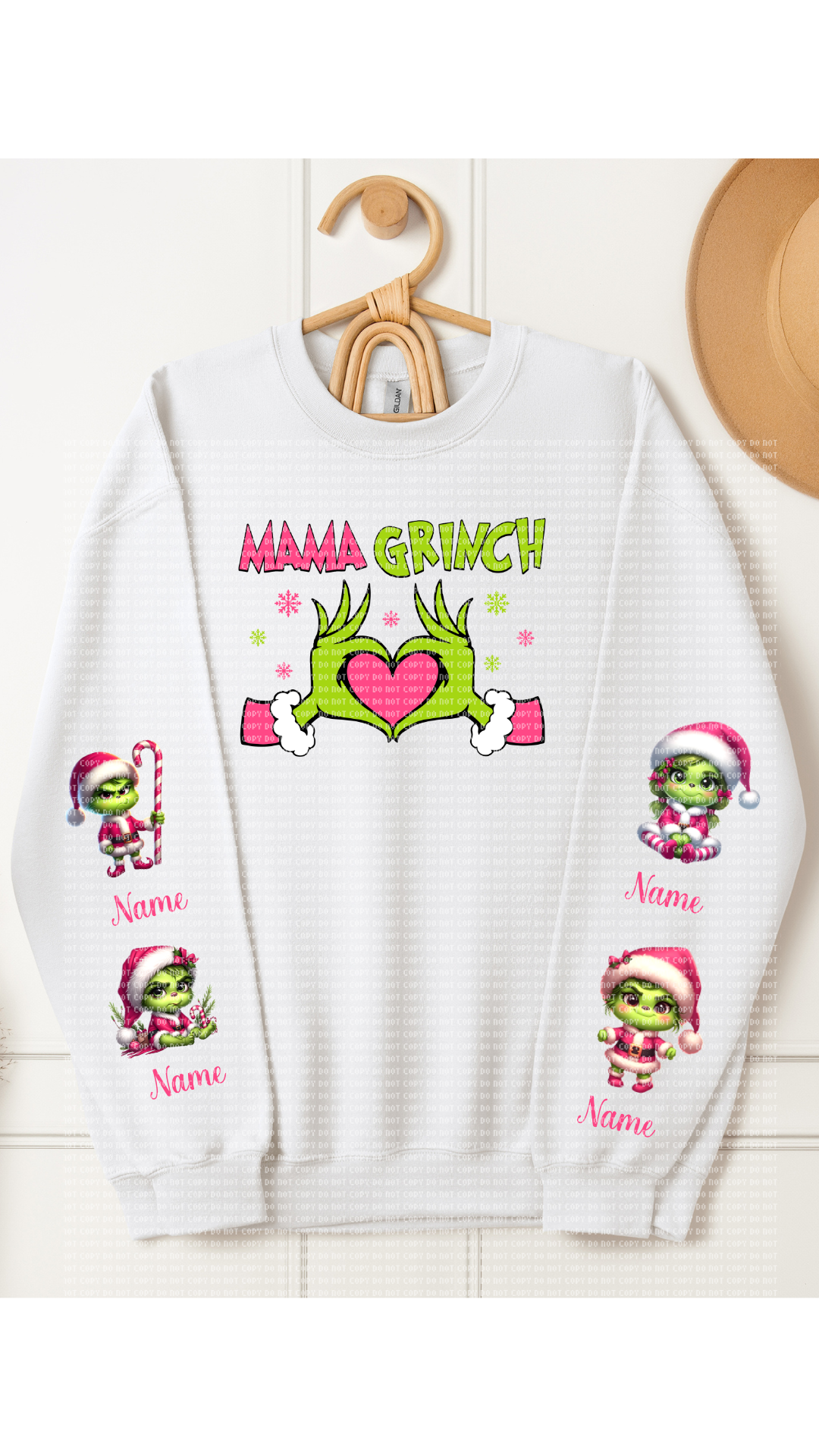 Mama Grinch Hoodie/Crewneck