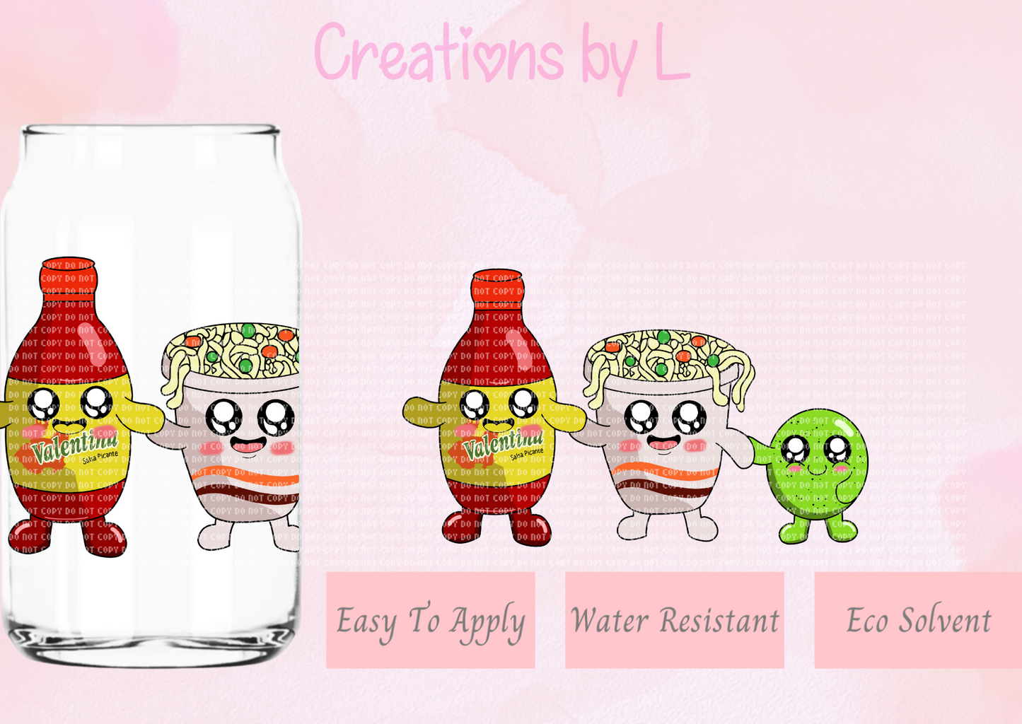 Maruchan Trio Glass Wrap
