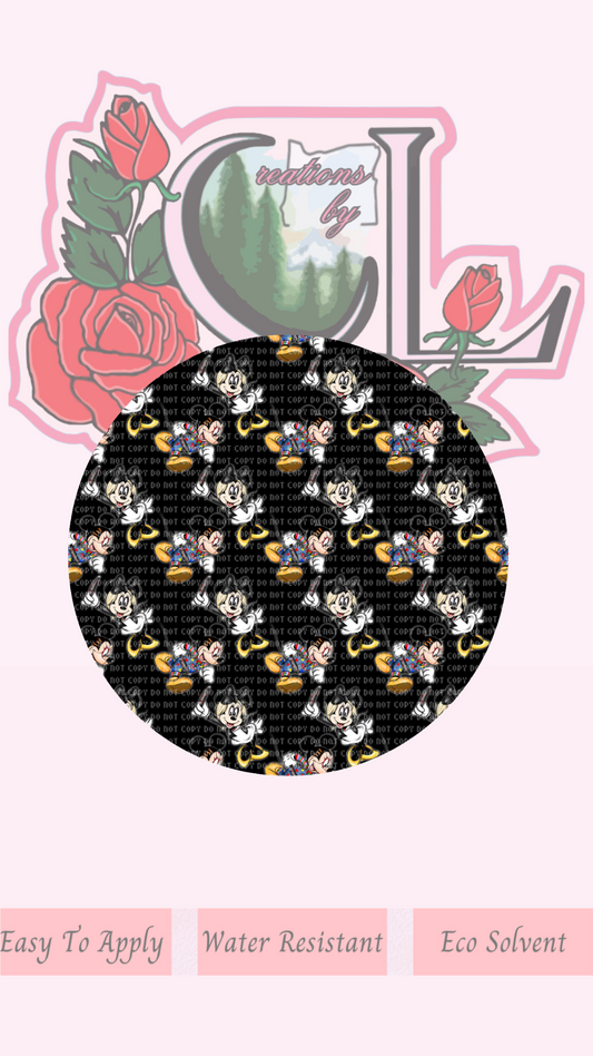 Mouse Love Halloween Lid Wrap