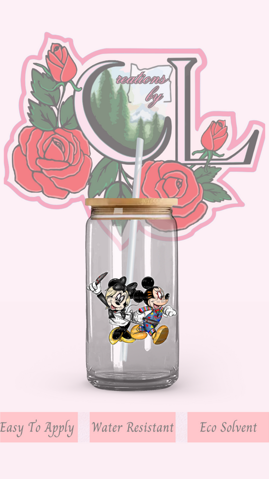 Mouse Love Halloween Decal