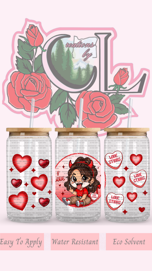 PM Anti Valentine Glass Wrap