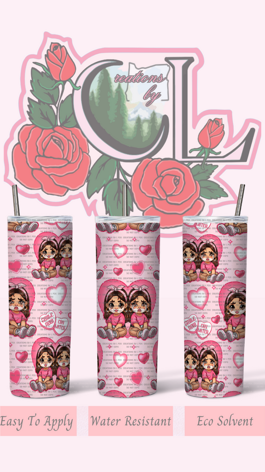 PM Smile Now Cry Later Tumbler Wrap