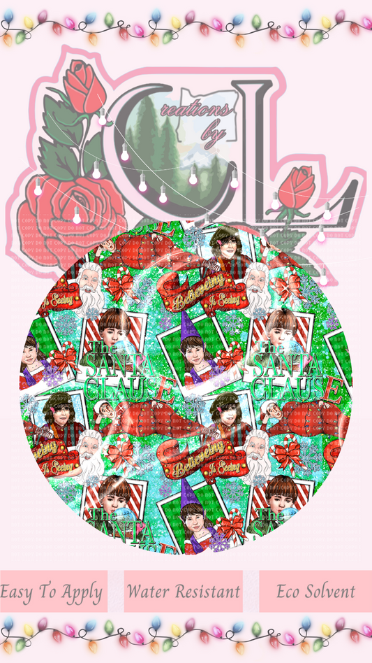 Santa Movie Lid Wrap