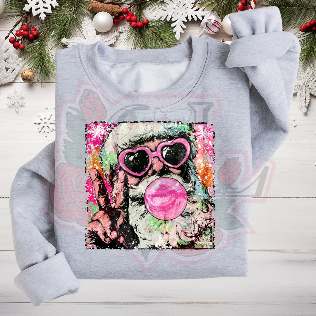 Santa Bubble Hoodie/Crewneck