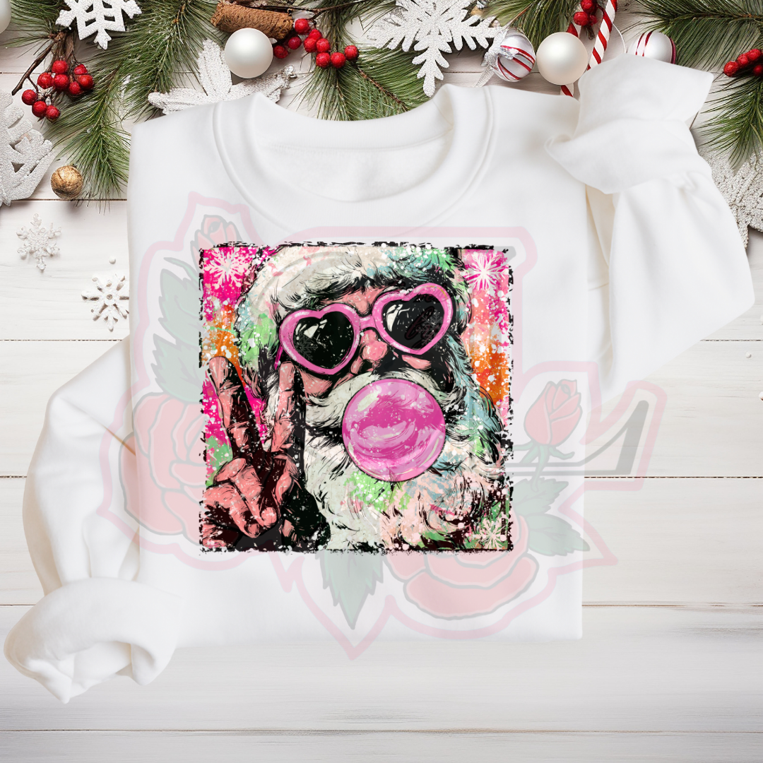 Santa Bubble Hoodie/Crewneck
