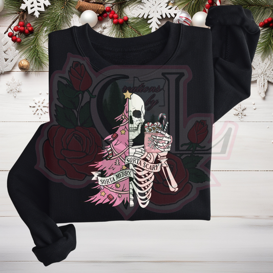 Sorta Merry, Sorta Scary Hoodie/Crewneck