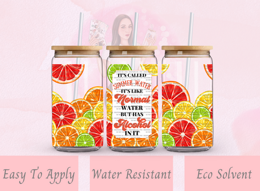 Summer Water Glass Wrap