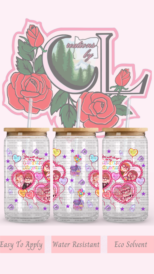 Up Tattoo Glass Wrap