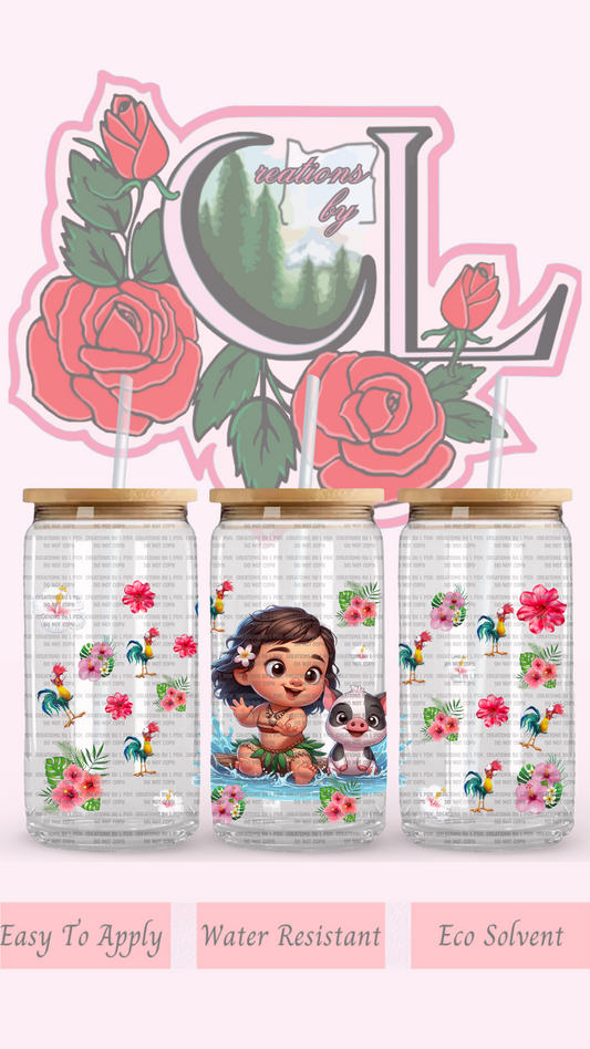 Water Princess Glass Wrap