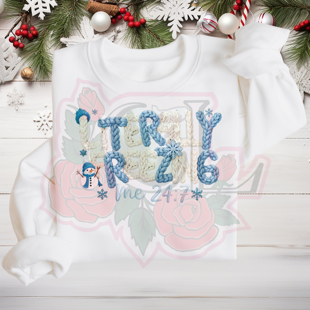 Yarn Literally Freezing Hoodie/Crewneck