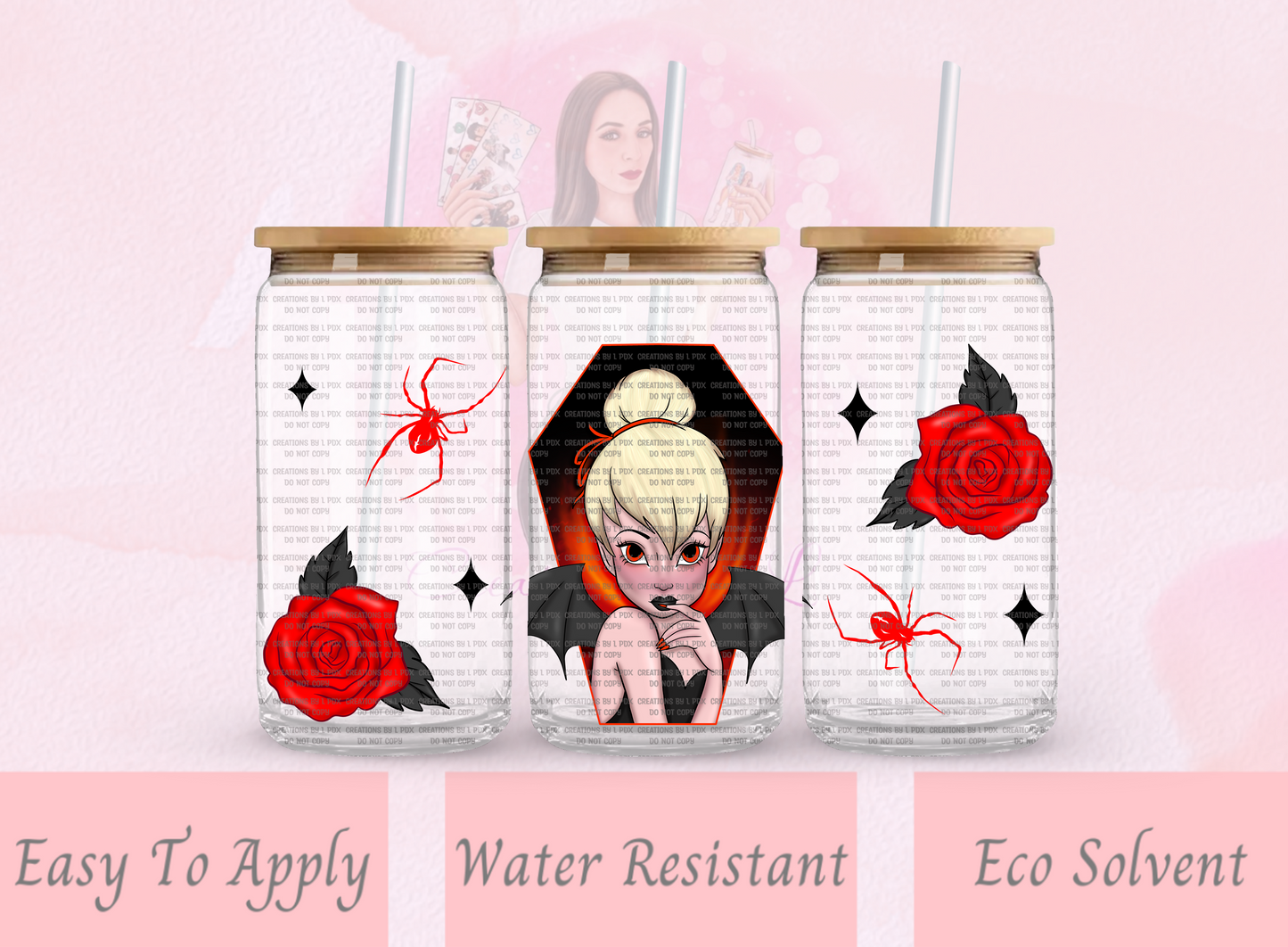 Goth Tink Glass Wrap