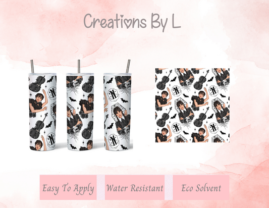 Goth Girl Nevermore Tumbler Wrap