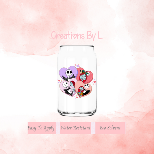 NBC Valentine Hearts Decal