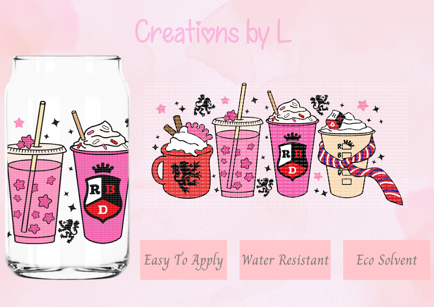 RBD Coffee Glass Wrap