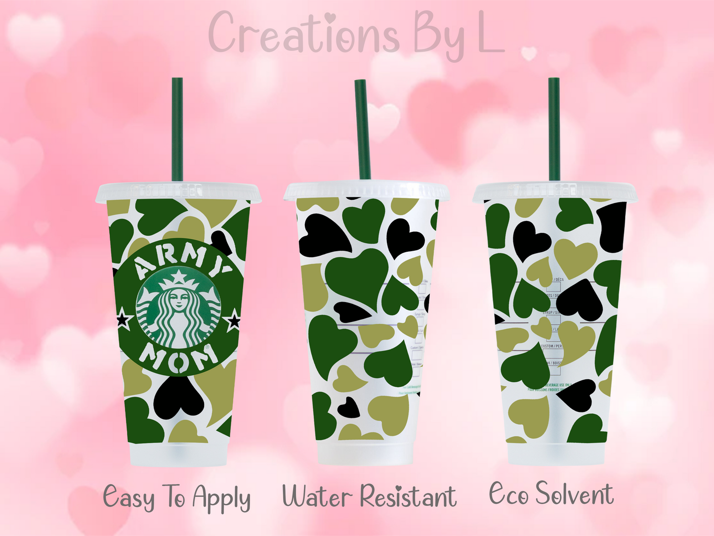 Army Mom Cold Cup Wrap