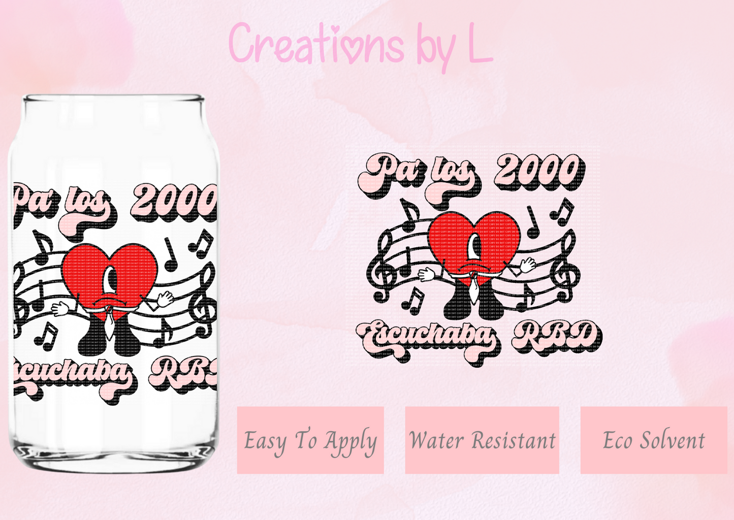 Corazon RBD Music Decal