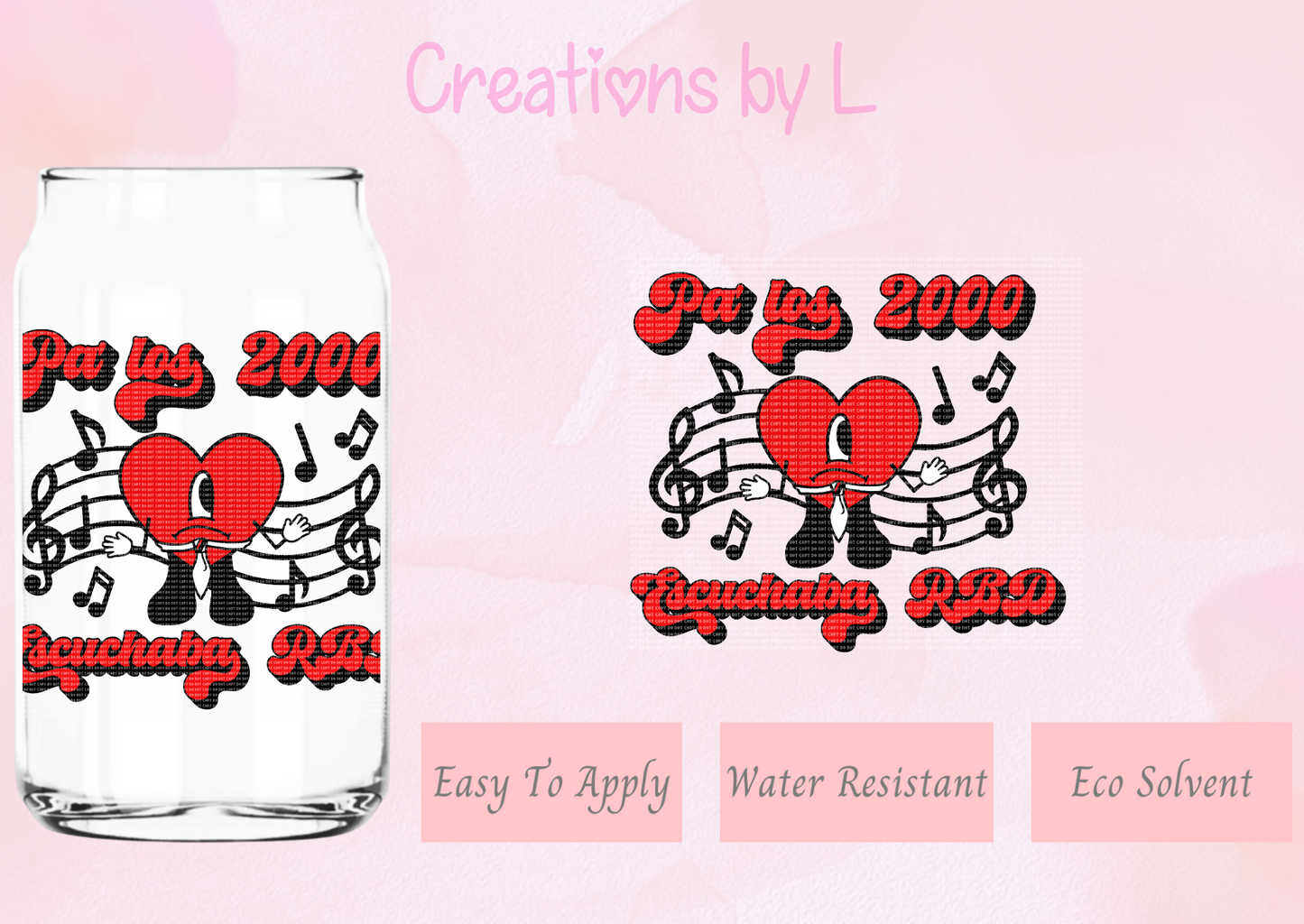 Corazon RBD Music Decal