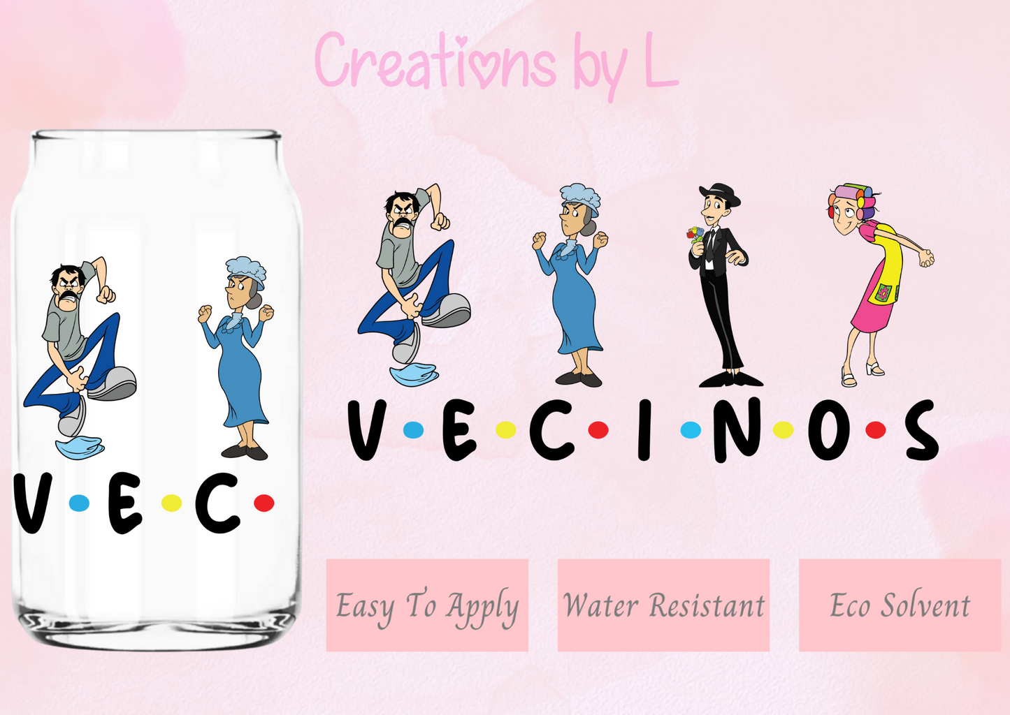 Vecinos Glass Wrap