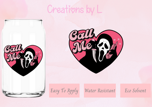 Ghost Call Me Decal