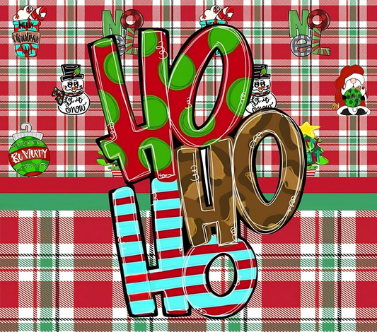 HoHoHo Tumbler Wrap