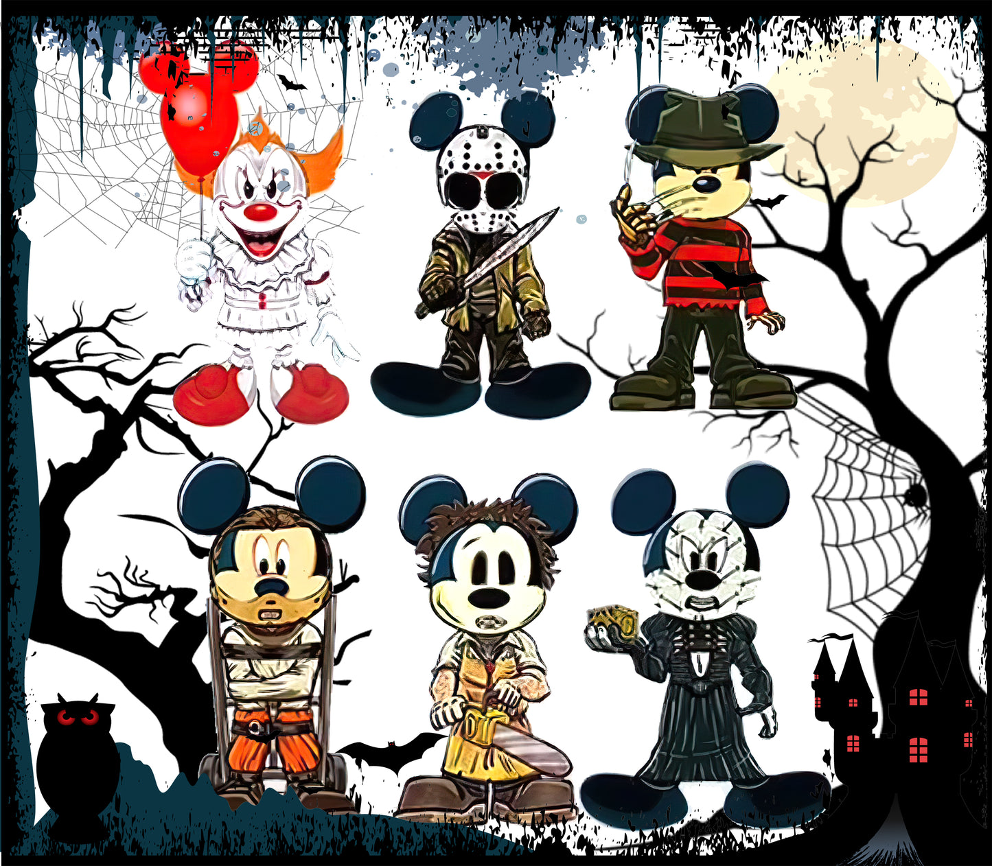 Mouse Halloween Tumbler Wrap