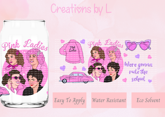 Pink Girls Glass Wrap