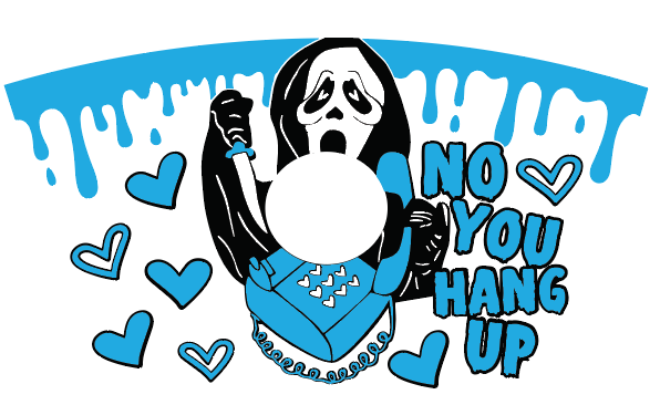 Ghost Face Cold Cup Wrap