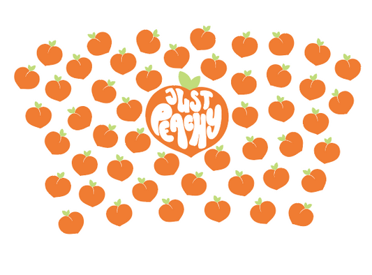 Just Peachy Cold Cup Wrap (No Hole)