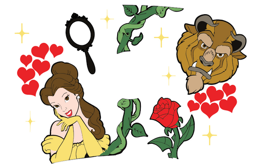Princess & beast Cold Cup Wrap