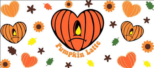 UHST Pumpkin Latte Glass Wrap