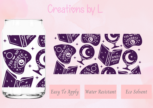 Witchy Planchette Glass Wrap