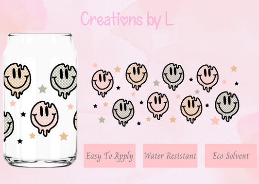 Groovy Smiles Glass Wrap